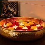 Antique Round Hammered Traditional Potpourri Bowl