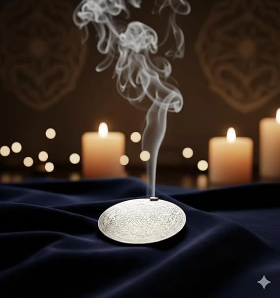 “Zen Impex Bareilly Shareef ka Barkati Taweez — spiritual amulet for success in exams, increase in wealth (maal main barkat), protection from black magic (kaala jadu), evil spirits (aaseb), and illness (beemari).”