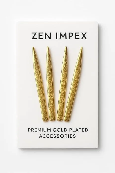 ZEN IMPEX premium Sulemani Hifazati Keelen (Ghar Ki Bandish) Golden 4.5 inch - Image 4