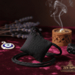 Roohani Doulati/Richness Terrycloth Taweez with Magical Ability to Foster/Improve Wealth & Wellness (Black)