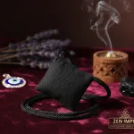 Roohani Doulati/Richness Terrycloth Taweez with Magical Ability to Foster/Improve Wealth & Wellness (Black)