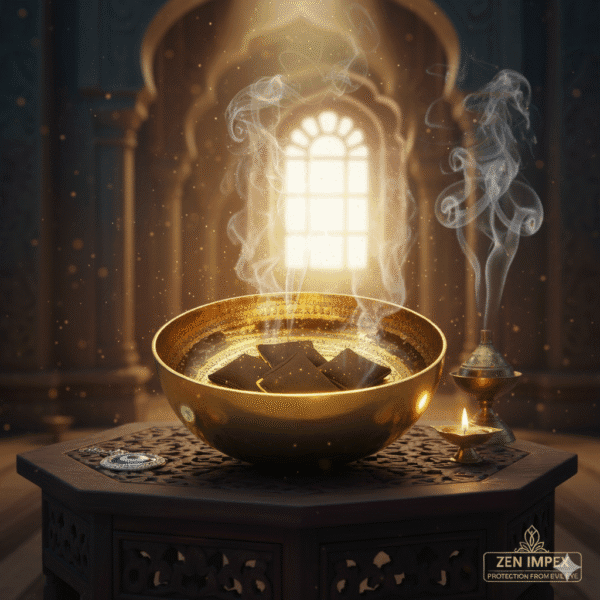 ZEN IMPEX Islamic Brass Bowl barkati/karamati Pyali Written Surah Yaseen Shareef for Every Disease/Sickness/illnes with taweezs/All Fever/Headache etc - Image 4