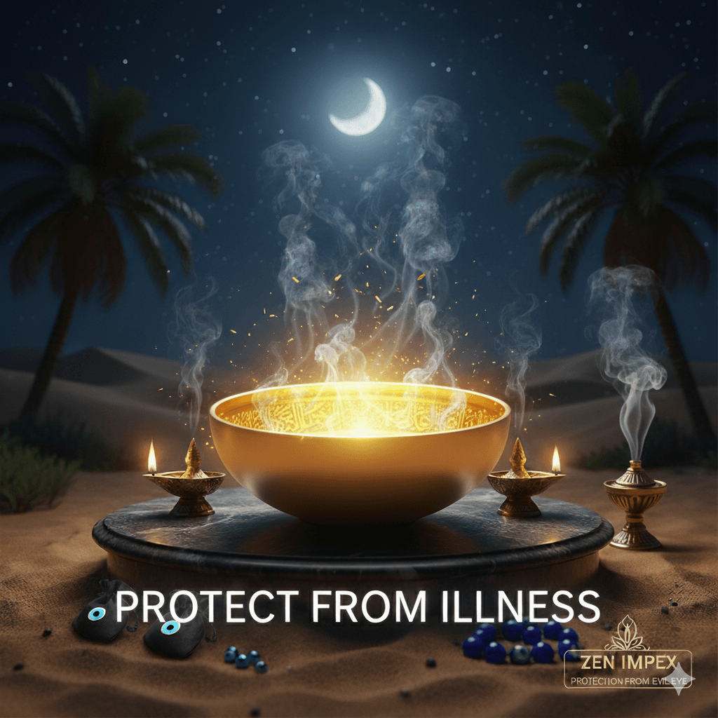 ZEN IMPEX Islamic Brass Bowl barkati/karamati Pyali Written Surah Yaseen Shareef for Every Disease/Sickness/illnes with taweezs/All Fever/Headache etc - Image 6