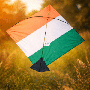 Paper Kite Tiranga ||ADDHI || Paper Kite || Kites for Flying in Sky || patang Large Size || (Multicolour) (Pack of 20) (Copy)